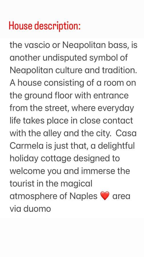 Home Carmela Napels Buitenkant foto